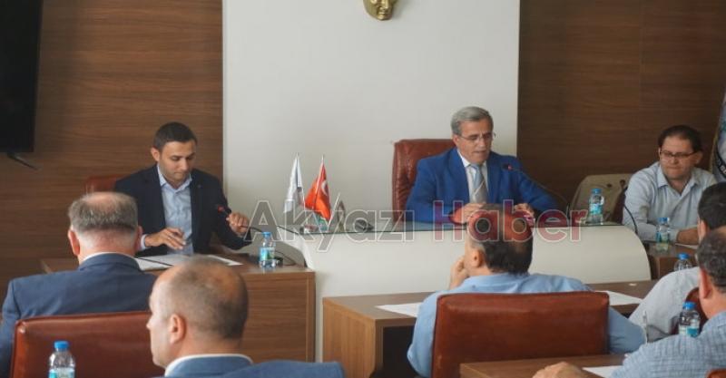 Akyazı Belediyesi Ekim ayı meclis toplantısı yapıldı