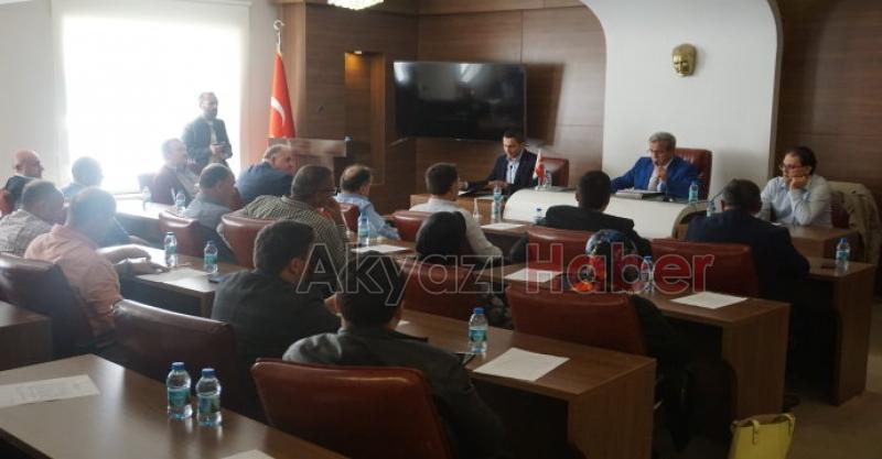 Akyazı Belediyesi Ekim ayı meclis toplantısı yapıldı