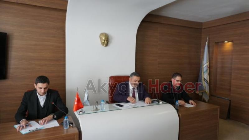 AKYAZI BELEDiYESi  MART AYI MECLiS  TOPLANTISI YAPILDI