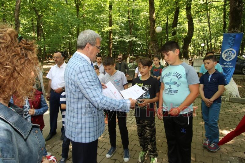 AKYAZI BELEDİYESİ ORYANTİRİNG ŞENLİĞİ ORMANPARK’TA YAPILDI