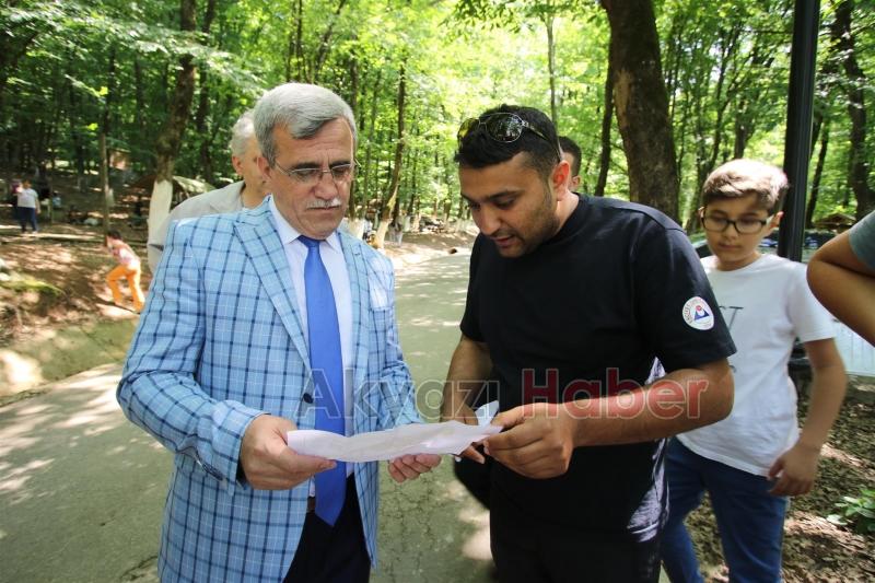 AKYAZI BELEDİYESİ ORYANTİRİNG ŞENLİĞİ ORMANPARK’TA YAPILDI