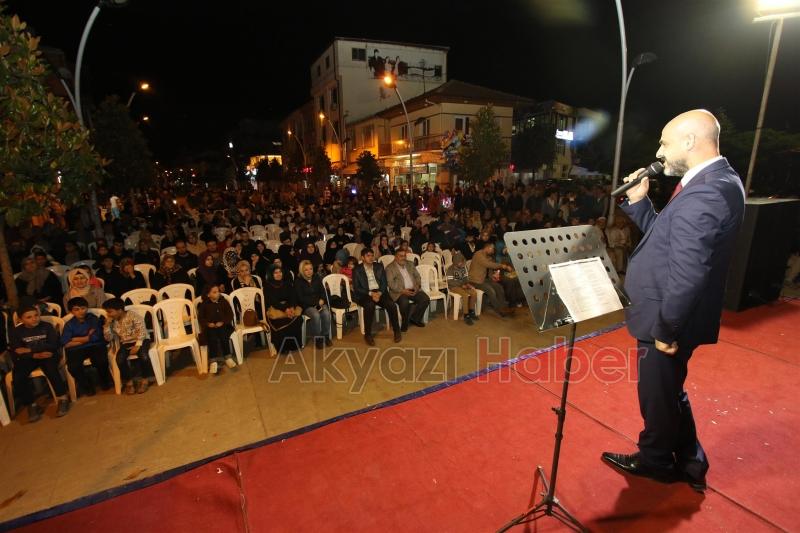 AKYAZI BELEDİYESİ RAMAZAN ETKİNLİKLERİ PROGRAMINDA MURAT ANLAR’DAN İLAHİ KONSERİ