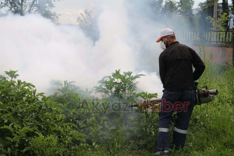 AKYAZI BELEDİYESİ SAĞLIK İŞLERİ MÜDÜRLÜĞÜNDEN İLAÇLAMA UYARISI