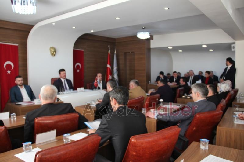 Akyazı Belediyesi Şubat Ayı Meclis Toplantısı Gerçekleştirildi