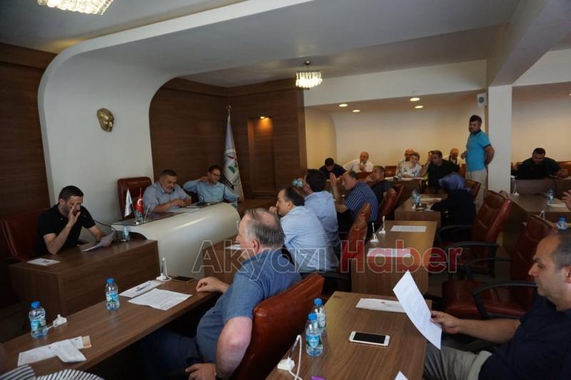 Akyazı Belediyesi Temmuz ayı Meclis toplantısı yapıldı