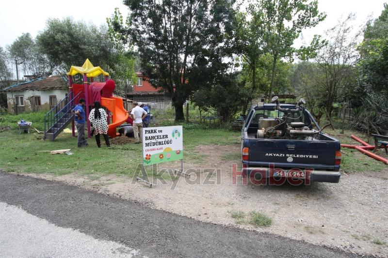 Akyazı Belediyesinden Her Mahalleye Oyun Parkı
