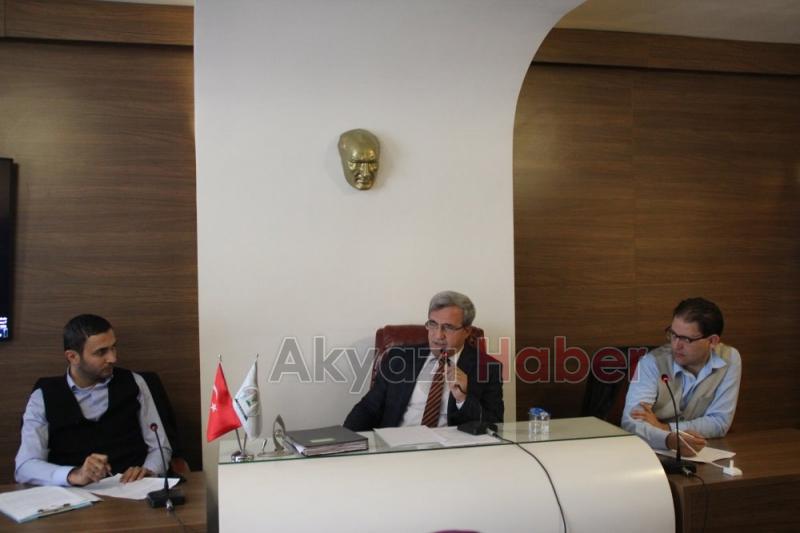 Akyazı Belediyesinin Kasım Ayına ait olağan Meclis toplantısı yapıldı