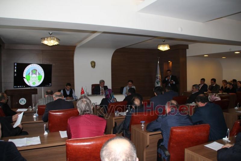 Akyazı Belediyesinin Kasım Ayına ait olağan Meclis toplantısı yapıldı