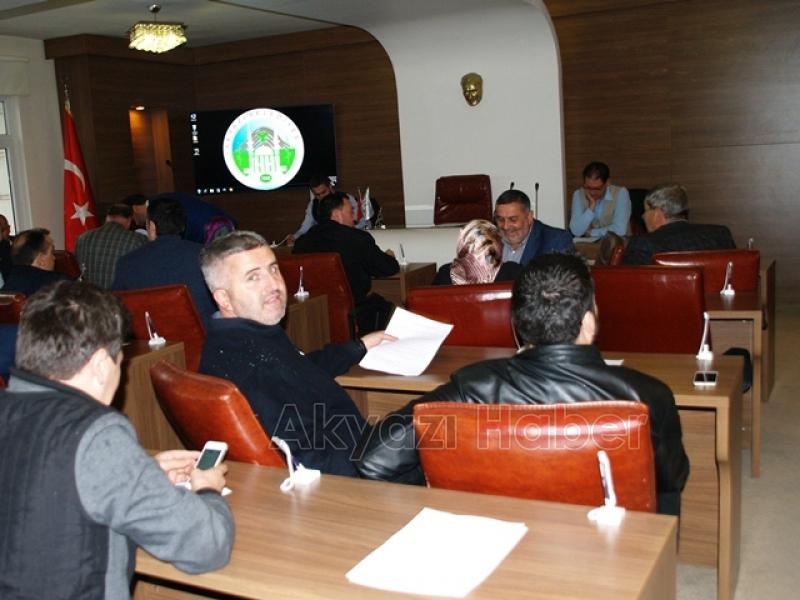 Akyazı Belediyesinin Kasım Ayına ait olağan Meclis toplantısı yapıldı