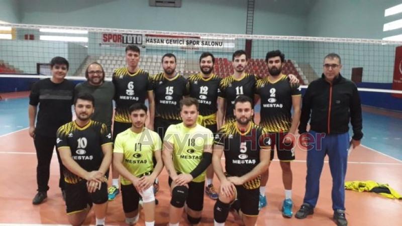 Akyazı Belediyespor Voleybol Takımı Kocaeli Büyükşehiri affetmedi