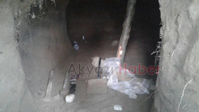 Akyazı Çıldırlarda Sığınak Bulundu