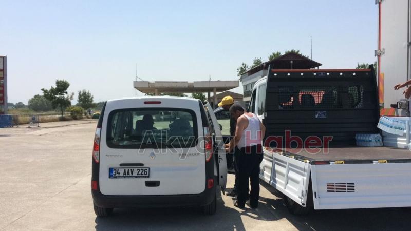 Akyazı D100 Karayolu Kenarında Kılıçdaroğlu İçin Hummalı Çalışma