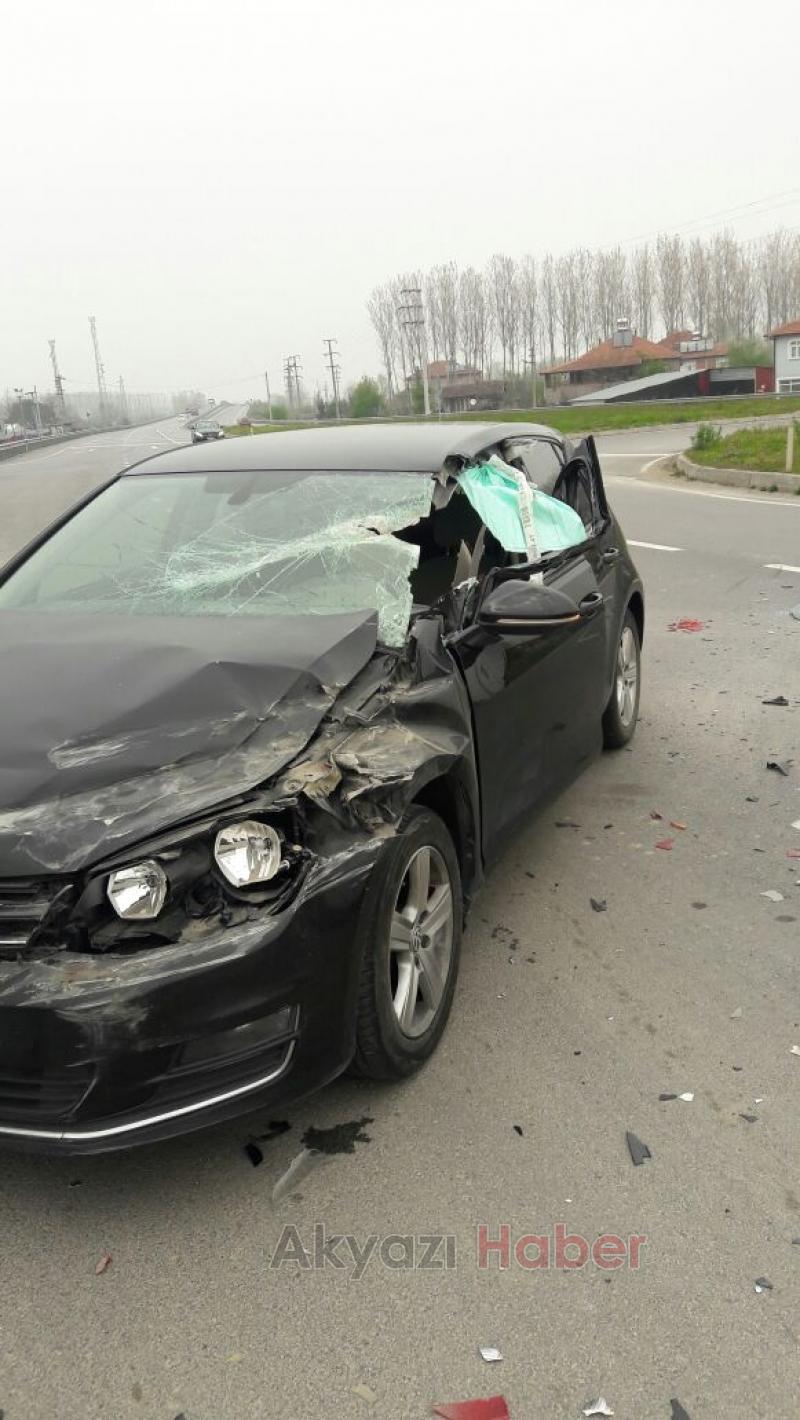 Akyazı D140 Karayolunda Kaza