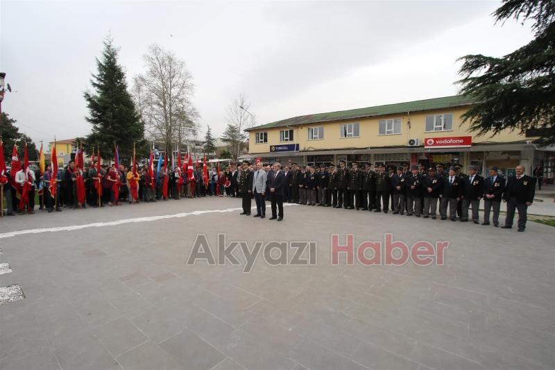 AKYAZI DA 18 MART ÇANAKKALE ZAFER KUTLAMALARI YAPILDI