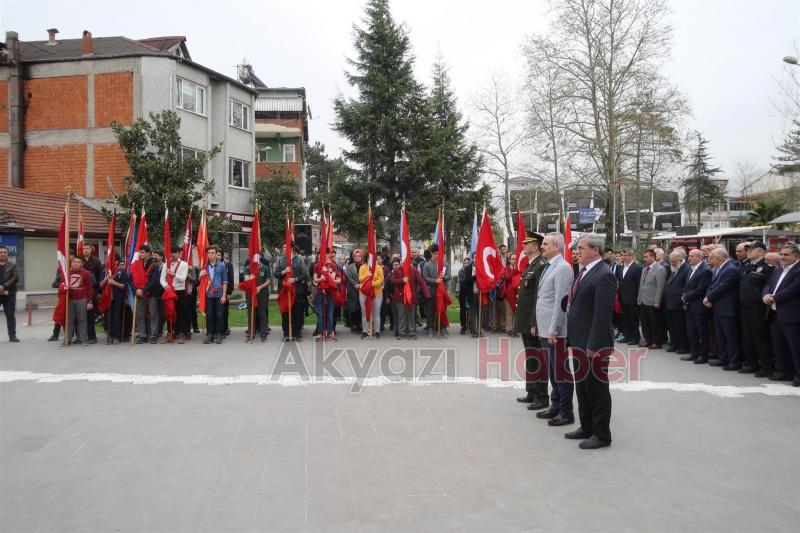 AKYAZI DA 18 MART ÇANAKKALE ZAFER KUTLAMALARI YAPILDI