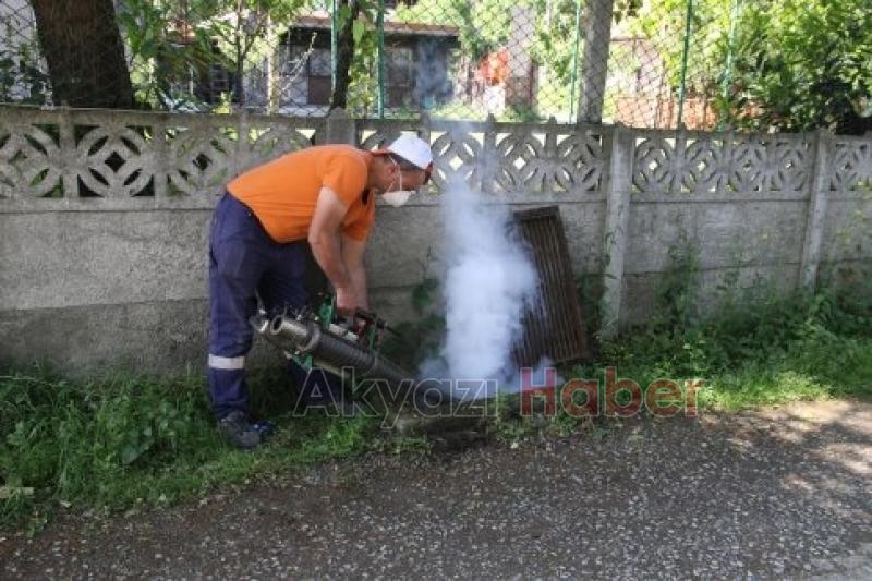 AKYAZI DA 3. ETAP KAPALI KANAL İLAÇLAMA ÇALIŞMASI BAŞLADI