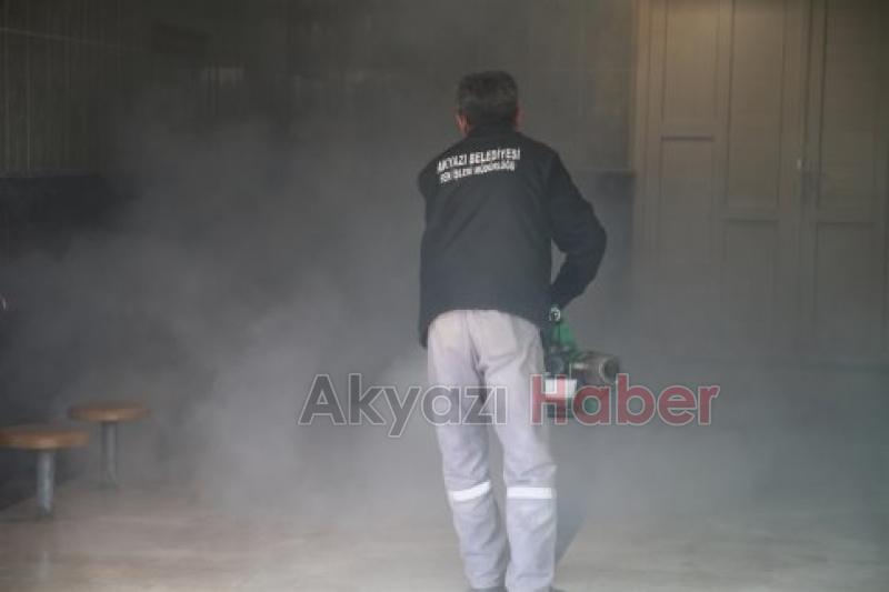 AKYAZI DA 3. ETAP KAPALI KANAL İLAÇLAMA ÇALIŞMASI BAŞLADI