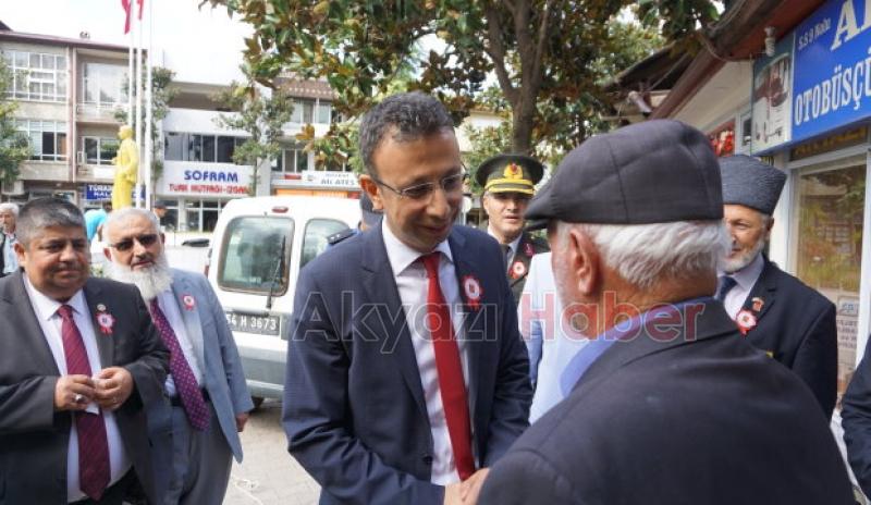 Akyazı'da 19 Eylül Gaziler Günü kutlandı