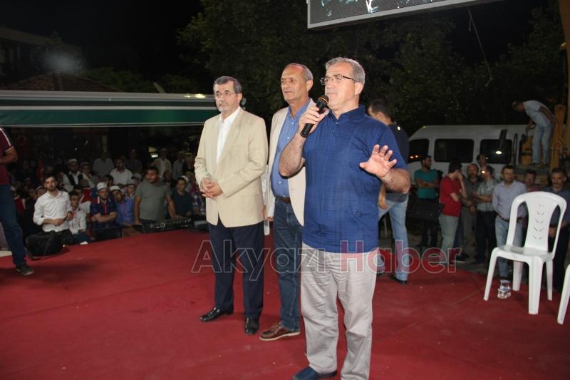 Akyazı'da 9. Gece Recep Yıldırım Akyazılılara Konuştu