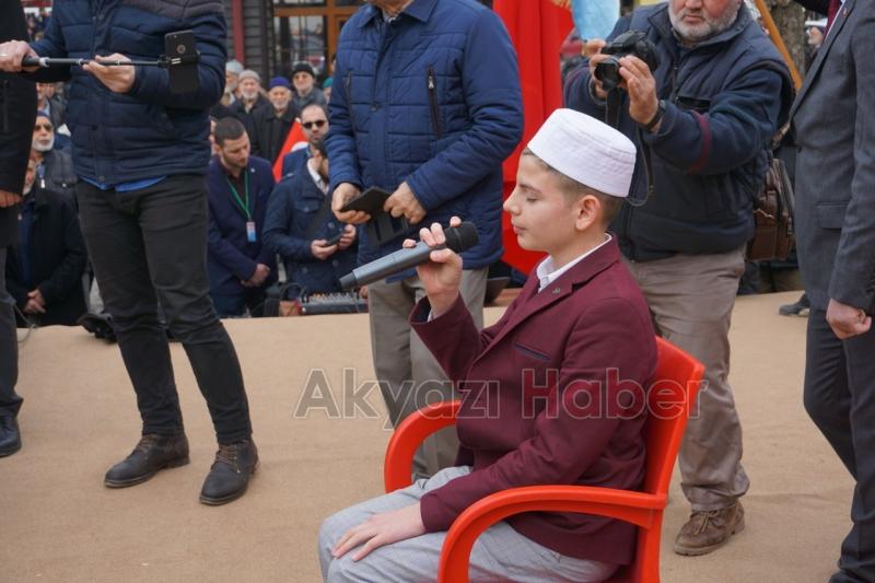 Akyazı'da Binler Mehmetçik İçin Yürüdü