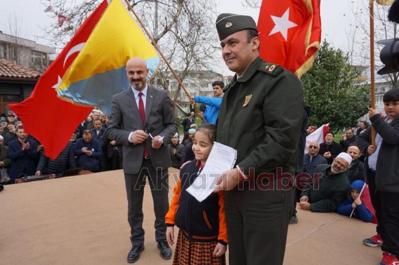 Akyazı'da Binler Mehmetçik İçin Yürüdü