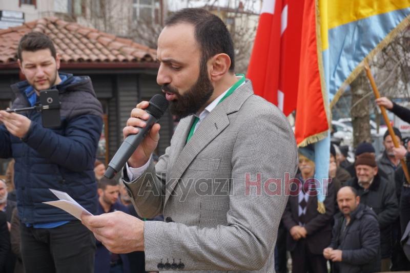 Akyazı'da Binler Mehmetçik İçin Yürüdü