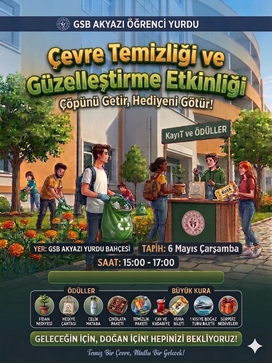 Akyazı'da çöpünü getir, hediyeni götür etkinliği