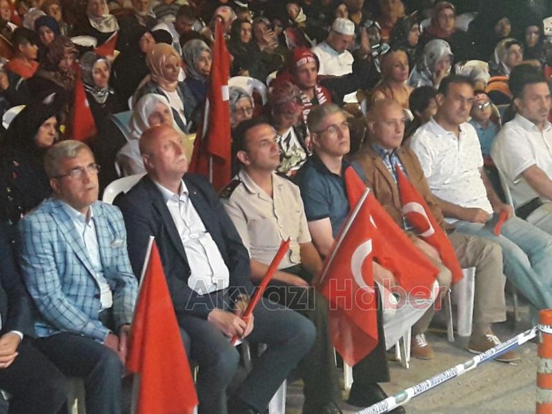 Akyazı da Demokrasi Nöbeti Başladı