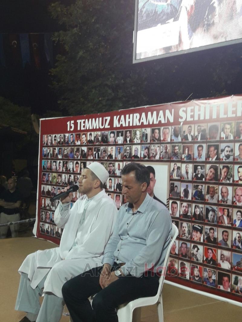 Akyazı da Demokrasi Nöbeti Başladı