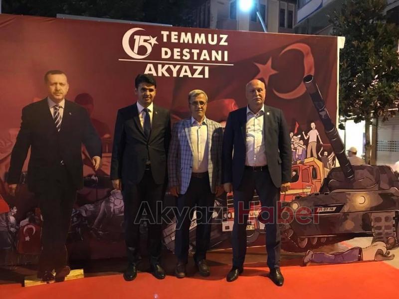 Akyazı da Demokrasi Nöbeti Başladı