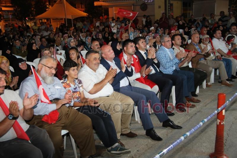 Akyazı da Demokrasi Nöbeti Başladı