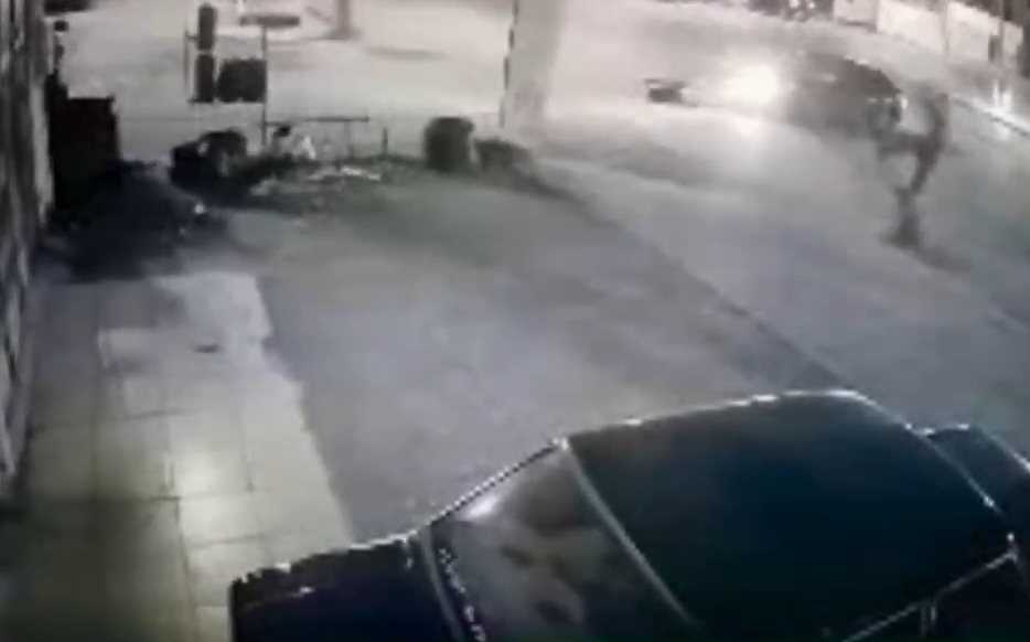Akyazı'da feci kaza kamerada