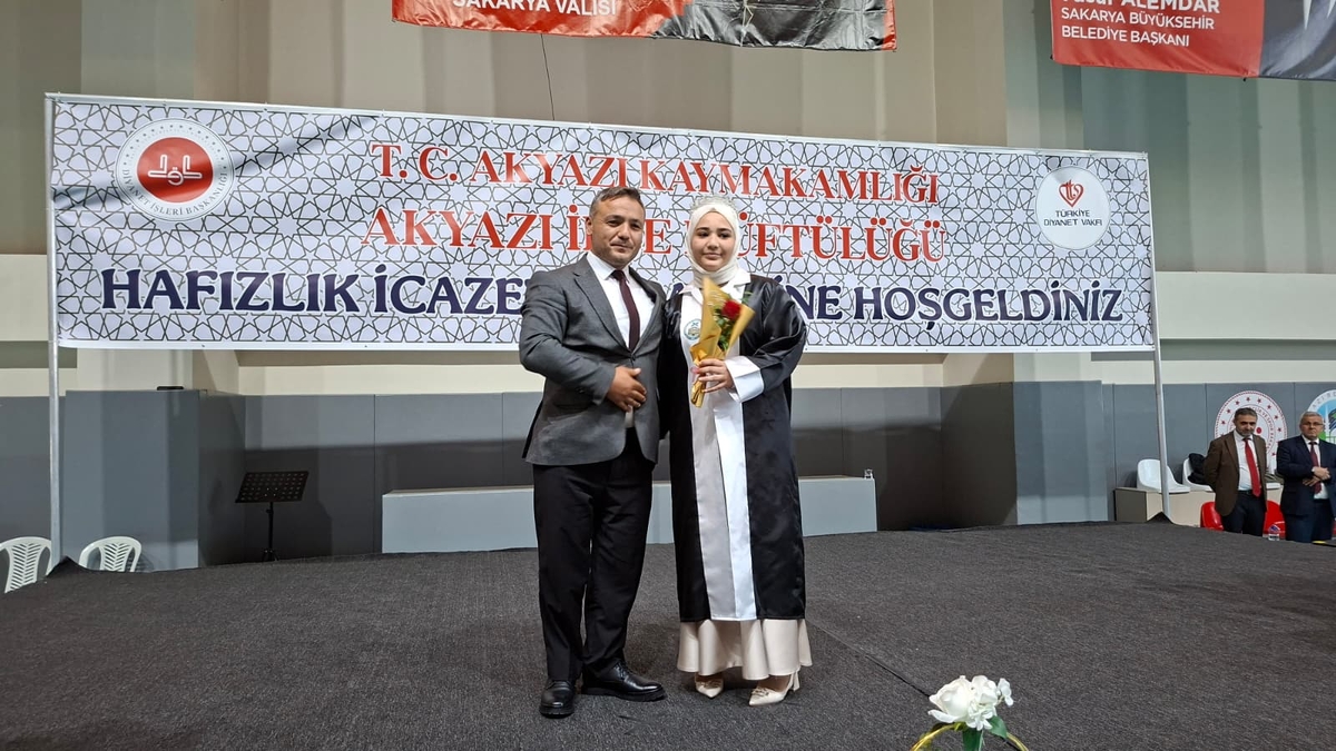 Akyazı'da hafızlık icazet merasimi