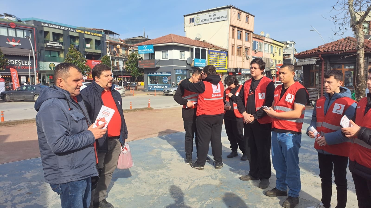 Akyazı'da kan bağışı farkındalık çalışması