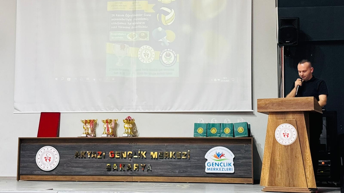 Akyazı'da Öğretmenler Günü spor müsabakaları sona erdi