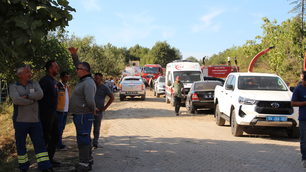 Akyazı'da orman yangını söndürüldü