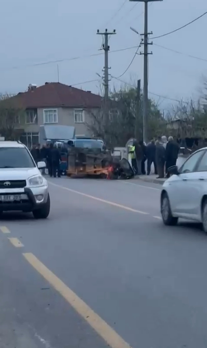 Akyazı'da pat pat kazası