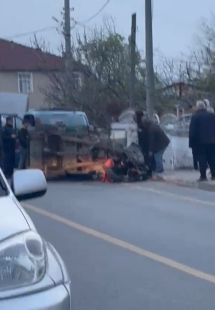 Akyazı'da pat pat kazası