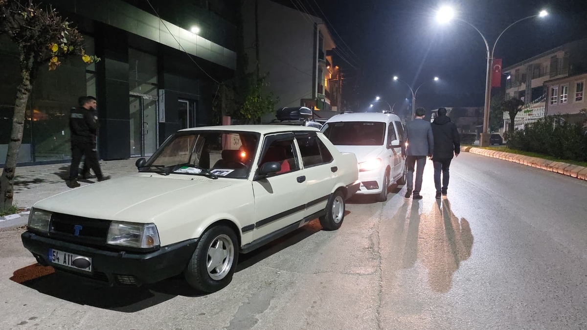 Akyazı'da polisten şok uygulama