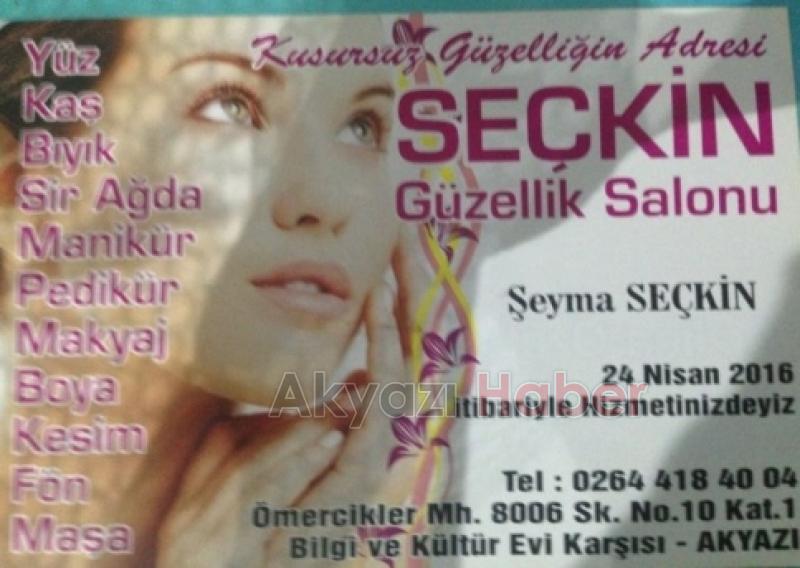 Akyazı da Seçkin Güzellik Salonu Açıldı