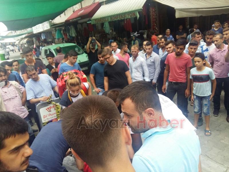 Akyazı'da Silahlı Saldırı 1 yaralı