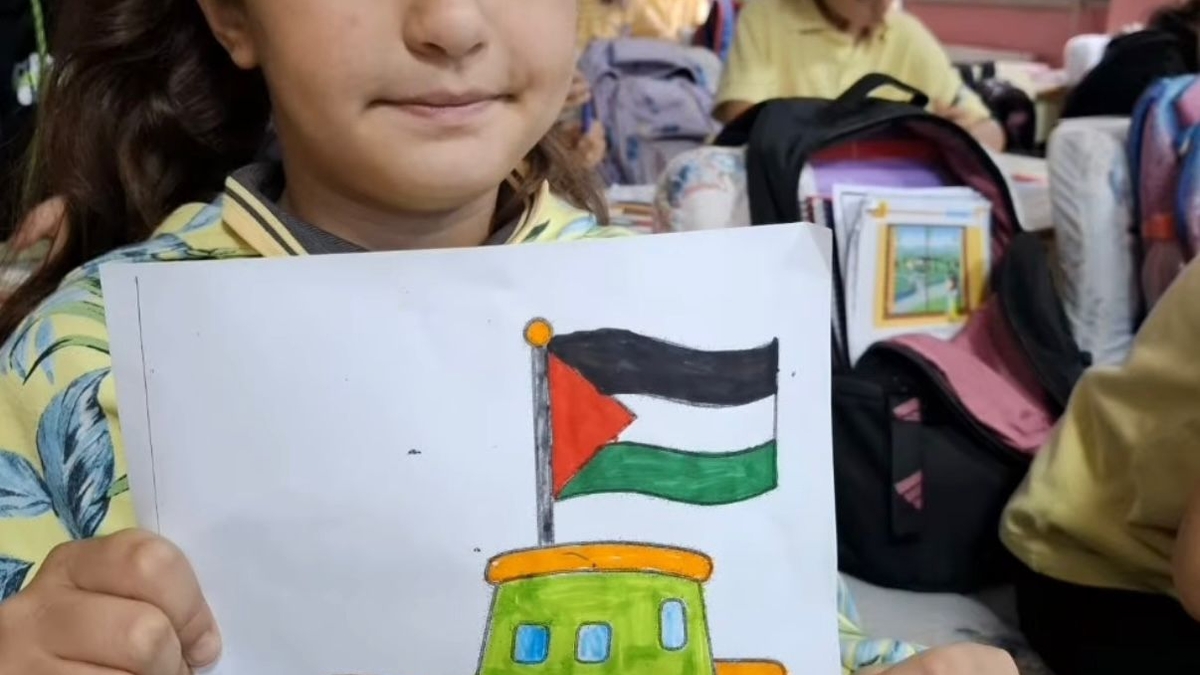 Akyazı'da tüm okullarda Filistin için farkındalık etkinliği
