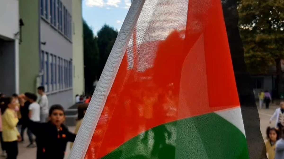 Akyazı'da tüm okullarda Filistin için farkındalık etkinliği