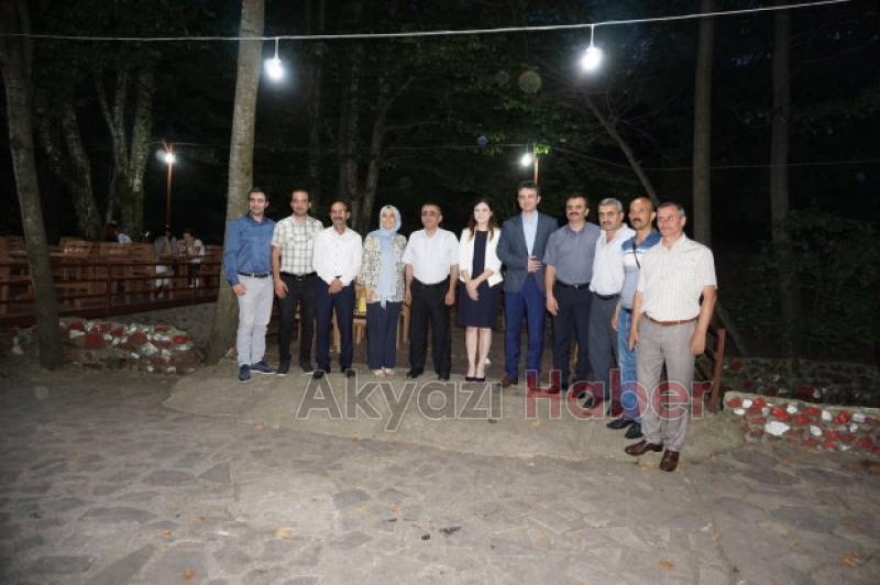 Akyazı'dan ayrılan hakim ve savcılara veda yemeği