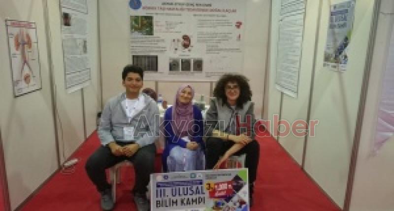 AKYAZI EYYÜP GENÇ FEN LiSESinden TÜRKiYE ÜÇÜNCÜLÜĞÜ 