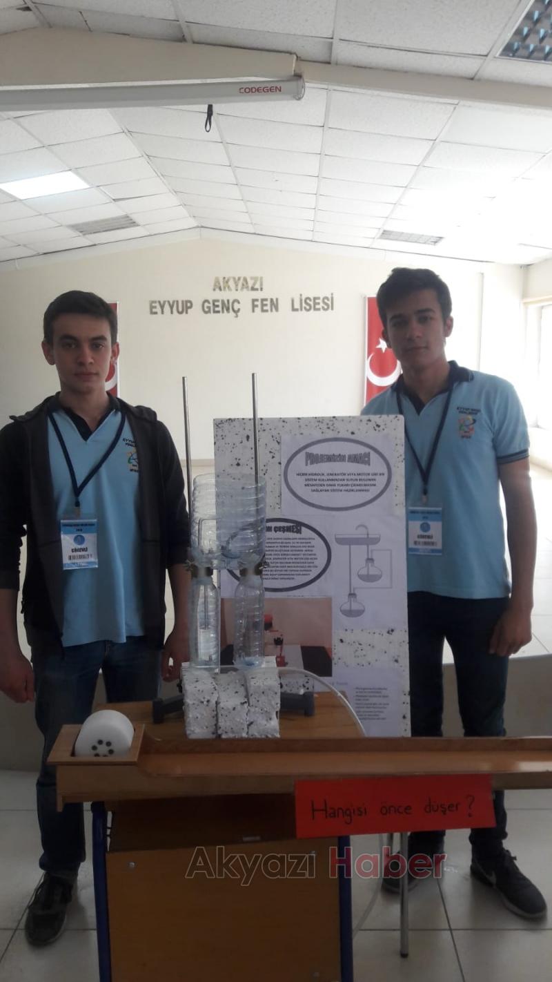 AKYAZI FEN LİSESİNDEN MUHTEŞEM BİLİM ŞENLİĞİ 
