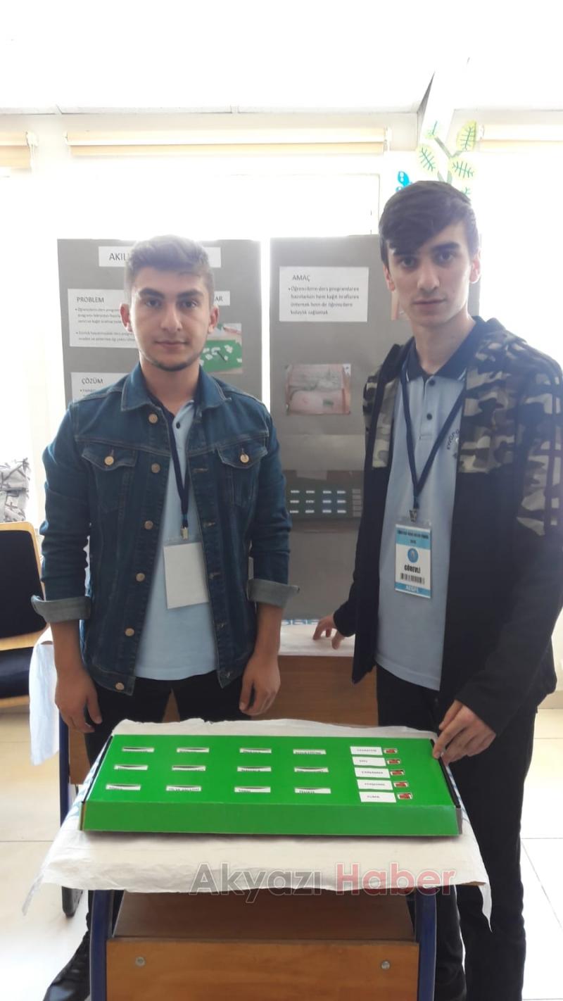 AKYAZI FEN LİSESİNDEN MUHTEŞEM BİLİM ŞENLİĞİ 