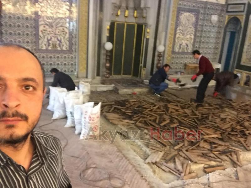 Akyazı Gazi Süleymapaşa Camii’nde Tadilat Çalışması