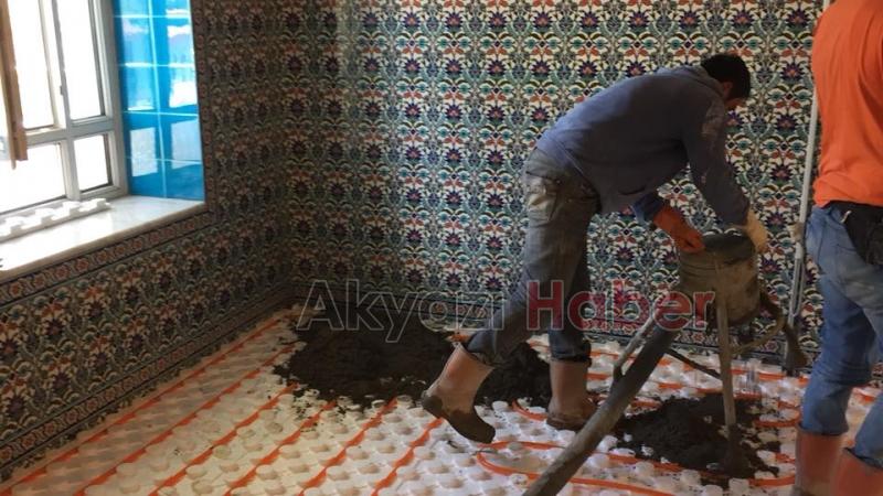 Akyazı Gazi Süleymapaşa Camii’nde Tadilat Çalışması