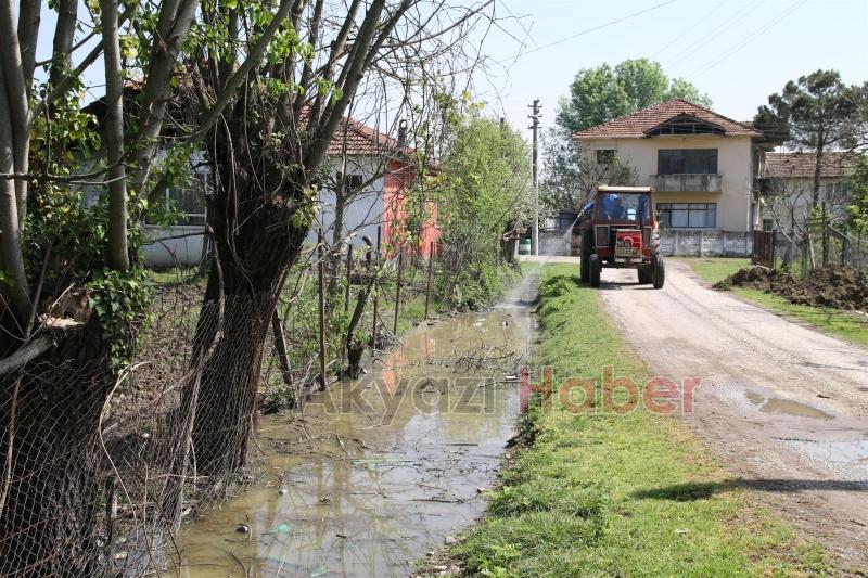 AKYAZI GENELİNDE LARVA İLE MÜCADELE ÇALIŞMALARI BAŞLADI